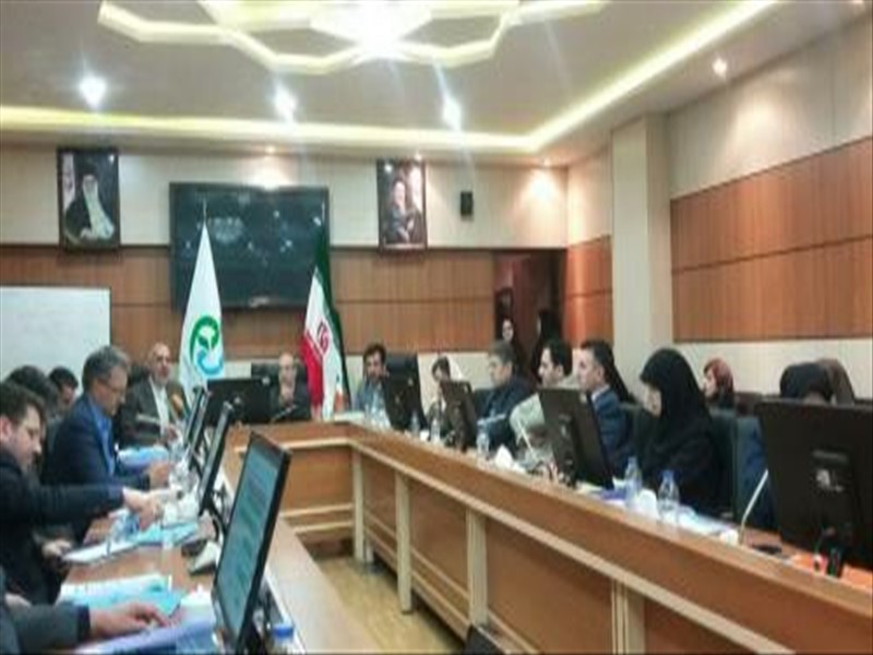 بازدید وبازرسی تیم ارتقای سلامت نظام اداری از شبکه بهداشت ودرمان شهرستان هریس